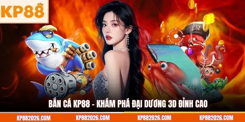 Bắn cá KP88 - Khám phá đại dương 3D đỉnh cao