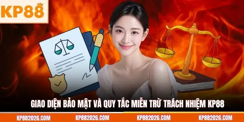 Giao diện bảo mật và quy tắc miễn trừ trách nhiệm KP88